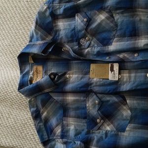 Wrangler men's brand new with tags retro long sleeve snap shirt